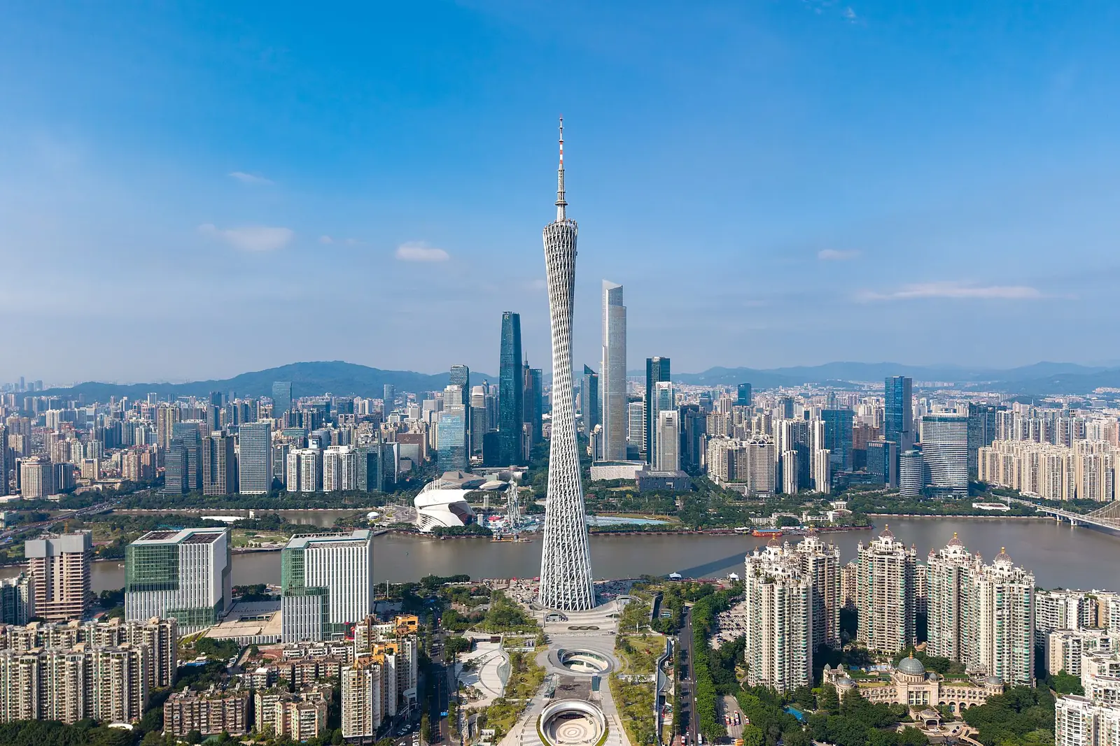 Canton Tower and Guangzhou skyline